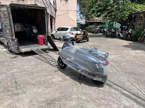 ส่งมอเตอร์ไซค์ไปต่างจังหวัด